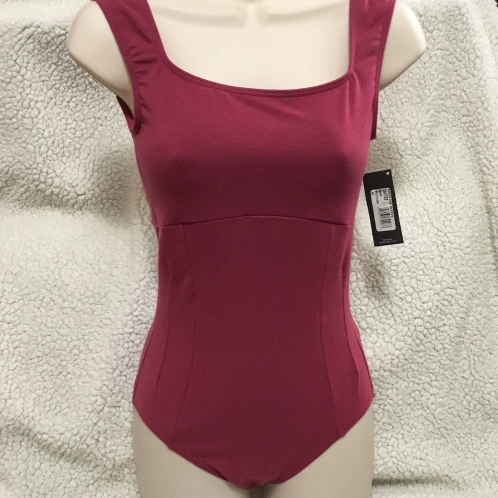Bodysuit Pull-On Medium Hot Pink NEW